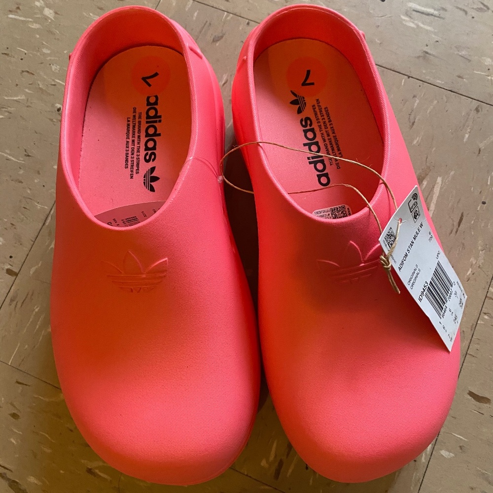 Adidas pink Mule